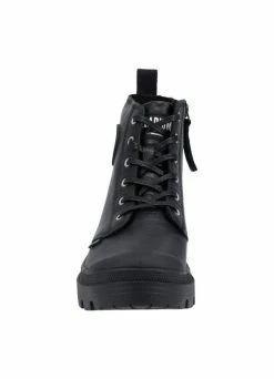 Palladium PALLABASE LEATHER BLACK NOIR 15 Palladium PALLABASE LEATHER BLACK NOIR -Carré Pointu shop palladium pallabase leather black 6