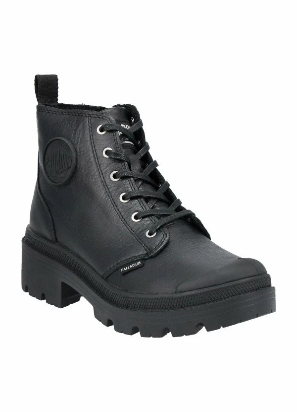 Palladium PALLABASE LEATHER BLACK NOIR 3 Palladium PALLABASE LEATHER BLACK NOIR